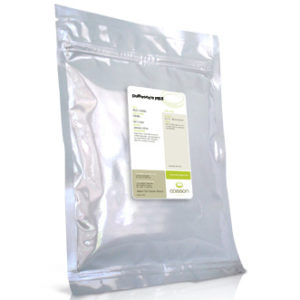 PBP01 Dulbecco's Phosphate Buffered Saline (D-PBS) packaged in pouches or bottles.